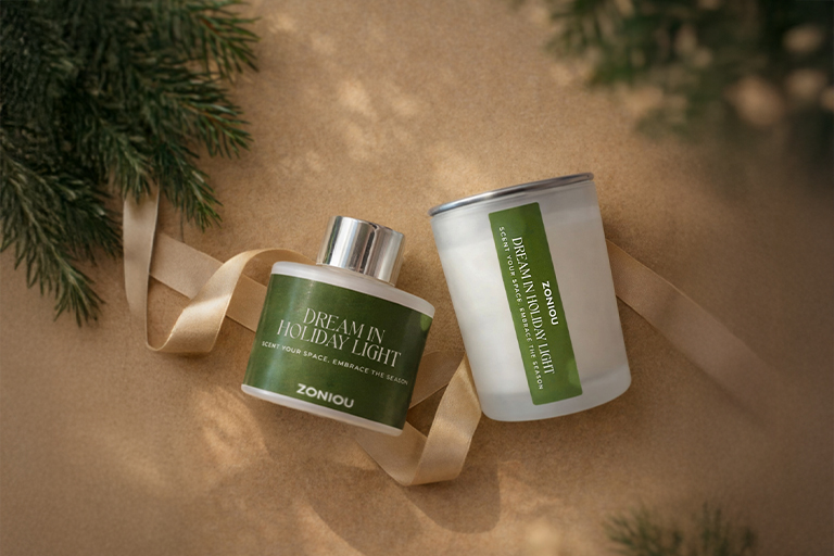 Χριστουγεννιάτικα-Κεριά-και-Reed-Diffusers-με-Άρωμα-Γιορτών